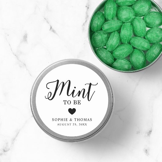 結婚のミント ラウンドシール