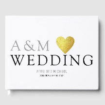 結婚のメッセージと署名の白