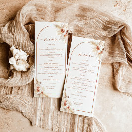 結婚のメニュー+お礼 | Boho Napkinノート