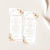 結婚のメニュー+お礼 | Boho Napkinノート