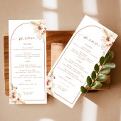 結婚のメニュー+お礼 | Boho Napkinノート