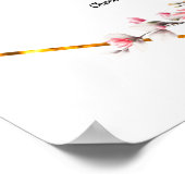 結婚のメニュー、フローラ結婚のメニュー ポスター (角)