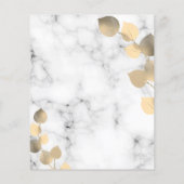 結婚のメニューeucalyptus golden marble botanical (裏面)