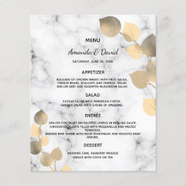 結婚のメニューeucalyptus golden marble botanical