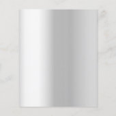 結婚のメニューsilver eucalyptus golden (裏面)