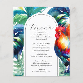 結婚のメニューTropical Rooster結婚's Menus