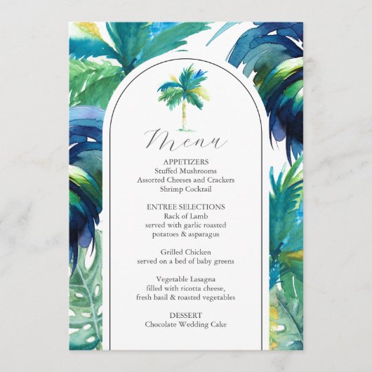 結婚のメニューTropical Rooster結婚's Menus メニュー (正面)