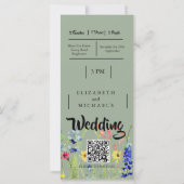 結婚のモダンフェスティバルフローラ (裏面)