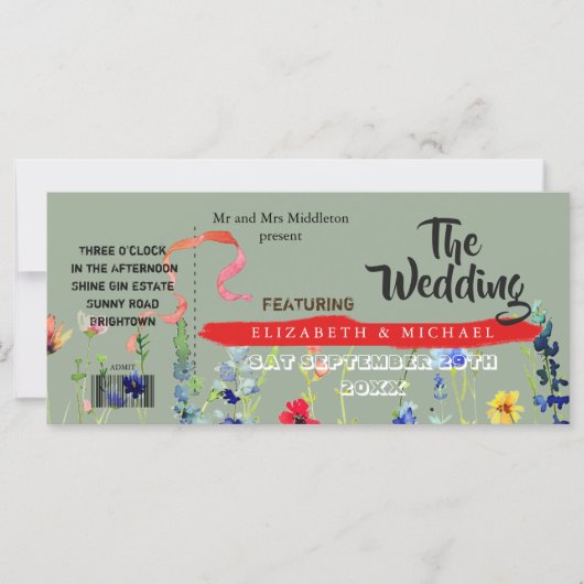 結婚のモダンフェスティバルフローラ (正面)