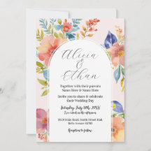 結婚のモダン花スタイリッシュ色