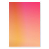 結婚のモダンSunset Nameメグラデーションニュー テーブルナンバー (裏面)