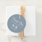 結婚のモノグラム歓迎抱き枕またはバスケット フェイバータグ (インサイチュ)