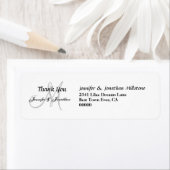 結婚のモノグラ結婚ム感謝 ラベル (インサイチュ)