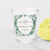 結婚のユーカリリースミセス ショットグラス (正面)