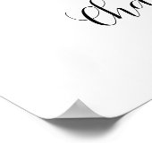 結婚のユーカリ秋スクリプト歓迎 ポスター (角)