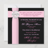 結婚のリニューアル招待状 – 愛の贈り物 招待状 (裏面)