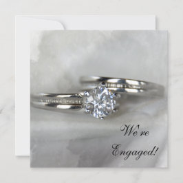 結婚のリングや輪オングレー婚約パーティ招待状 招待状