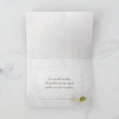 結婚のリングや輪ハートシャドウカード カード (内部)