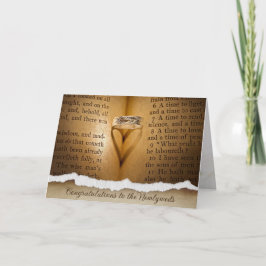 結婚のリングや輪ハートシャドウカード カード