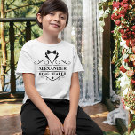 結婚のリングや輪ベアラーブラックタキシードのネクタイ白 Tシャツ<br><div class="desc">の結婚リングや輪ベアラー黒Tuxedoタイ白Tシャツ</div>