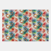 結婚のリングや輪包装紙シート ラッピングペーパーシート (正面3)