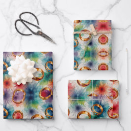 結婚のリングや輪包装紙シート ラッピングペーパーシート