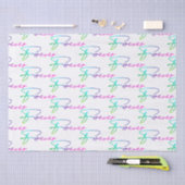 結婚のレインボー・フォーエバー・スクリプト 薄葉紙 (クラフト)