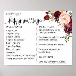 結婚のレシピ ポスター