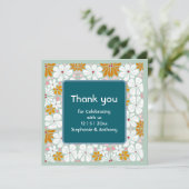 結婚のレトロ花Groovy 70sボホ感謝していユー (スタンド正面)