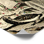 結婚のヴィンテージアンティーク ポスター (角)