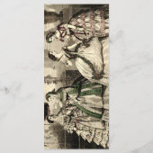 結婚のヴィンテージアンティーク メニュー (裏面)