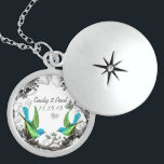 結婚のヴィンテージ鳥のアニバーサリーネックレス スターリングシルバーネックレス<br><div class="desc">Keepsake Necklacesシルバーまたはスターリングシルバーのいずれかを選択</div>