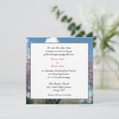 結婚の両親の招待さくらんぼツリー 招待状 (スタンド正面)