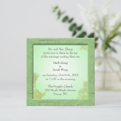 結婚の両親の招待 招待状 (スタンド正面)