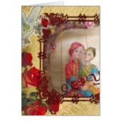 結婚の人形ポートレートグラフィックアートプリント (正面)