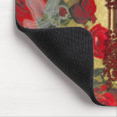 結婚の人形ポートレートグラフィックアートプリント マウスパッド (コーナー)