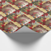 結婚の人形ポートレートグラフィックアートプリント ラッピングペーパー (角)