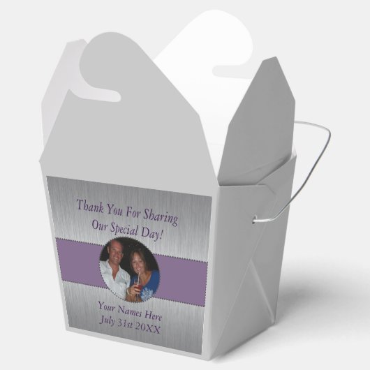 結婚の伊達紫シルバー フェイバーボックス (オープン)