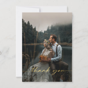 結婚の写真ありがとうポストカード サンキューカード