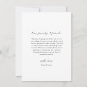 結婚の写真ありがとうポストカード サンキューカード (裏面)