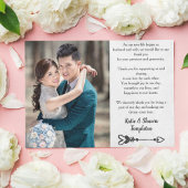 結婚の写真ありがとう両面はがき ポストカード