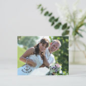 結婚の写真ありがとう両面はがき ポストカード (スタンド正面)