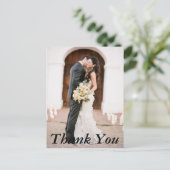 結婚の写真ありがとう ポストカード (スタンド正面)