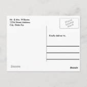 結婚の写真ありがとう ポストカード (裏面)