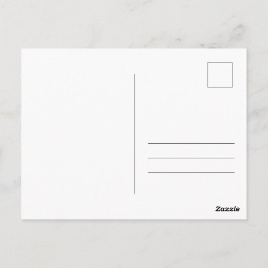 結婚の写真ありがとう ポストカード (裏面)