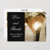 結婚の写真お礼 | ポストカード (正面/裏面)