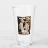 結婚の写真の追加 タンブラーグラス (裏面)