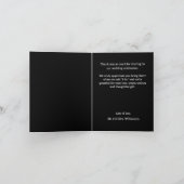 結婚の写真を折り畳んだ ノートカード (内部)