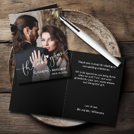 結婚の写真を折り畳んだ ノートカード