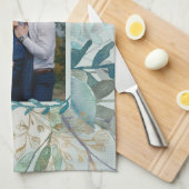 結婚の写真ギフトGREENERYモダンカスタムシック キッチンタオル (四つ折り)